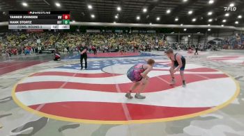 140 lbs Cons. Round 3 - Hank Stortz, Outlaw vs Tanner Johnsen, WSWWW Warhawks