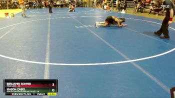 100 lbs 3rd Place Match - Benjamin Schmid, Mille Lacs vs Mason Zabel, PEM (Plainview/Elgin/Millville)