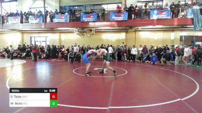 160 lbs Consi Of 32 #1 - Sean Talas, Winnacunnet vs William Bozic, Billerica