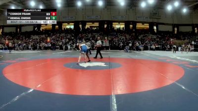 120-2A/1A Champ. Round 1 - Connor Frank, North Caroline vs Kendal Owens, Milford Mill Academy
