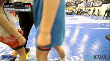 52 lbs Round Of 16 - Baker Boyd, Rough Riders vs Gavin Fulton, F-5 Grappling