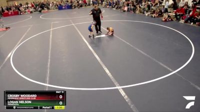 40-44 lbs Semifinal - Logan Nelson, Minnesota vs Crosby Woodard, Moorhead Wrestling Club