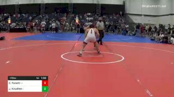 170 lbs Consolation - Chris Fanelli, NJ vs Joshua Knudten, IL