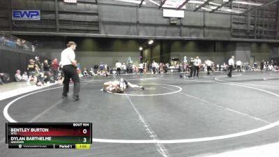 110 lbs Quarterfinal - Dylan Barthelme, Andover vs Bentley Burton, WTC