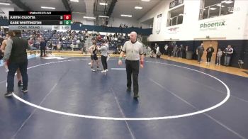 149 lbs Cons. Round 1 - Gabe Whittington, Eastern University vs Justin Ciliotta, Stevens