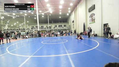 134 lbs Rr Rnd 5 - Alex Flores, Colonial Pride - HSAm vs Brennan Boland, Penn Manor - HSAm