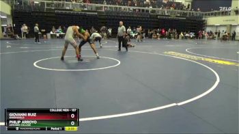 157 lbs Cons. Round 6 - Philip Arroyo, Lemoore College vs Giovanni Ruiz, Bakersfield