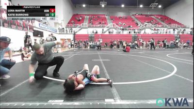 52 lbs Rr Rnd 4 - Lailiana Clitso, Darko Valley Wolf Pack vs Kynley Johnson, Division Bell Wrestling