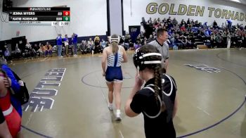 136 lbs Champ. Round 1 - Jenna Myers, Albert Gallatin Hs vs Katie Koehler, Burrell Hs