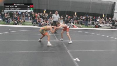 126 lbs Cons. Rd Of 16 - Haris Nurakhunov, CYC vs Levi DeVetter, Ironhawk Wrestling Academy