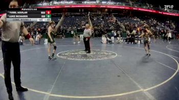 4A 106 lbs Cons. Round 3 - Luke Richards, Cardinal Gibbons vs Yusel Aguilar, Robert B. Glenn High School