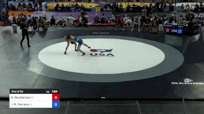 138 lbs Rnd Of 64 - Kaden Bunderson, ID vs Ryan Ferrara, NY