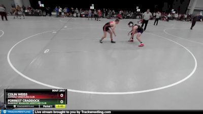 144 lbs Cons. Round 4 - Colin Weiss, Zumwalt Wrestling Club vs Forrest Craddock, Basement Brawlers Wrestling Club