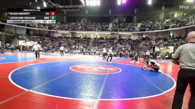 106-1A Champ. Round 1 - Elijah Merritt, Fitzgerald vs Lochlund Graham, Jasper County