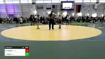 86 lbs Consi Of 4 - Nathan Abbott, Vcwa vs Jullien Mejia, Pride WC