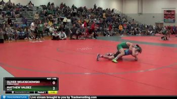 113 lbs Champ. Round 2 - Matthew Valdez, Delta vs Oliver Wojciechowski, Pubelo West