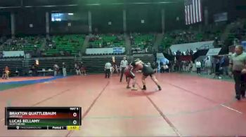 285 lbs Champ. Round 2 - Braxton Quattlebaum, Hartselle vs Lucas Bellamy, Scottsboro