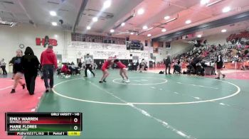 145 lbs Champ. Round 2 - Emily Warren, Redondo Union vs Marie Flores, Garden Grove