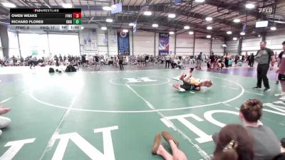 145 lbs Rr Rnd 2 - Owen Weaks, Faith & Fellowship Wrestling Club vs Richard Flores, Knights Wrestling Club-Red