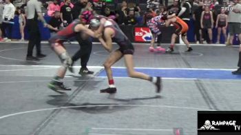 80 lbs Quarterfinal - Alexcia Duran, South Central Punisher vs Emerson Bradshaw, OZ Trojan