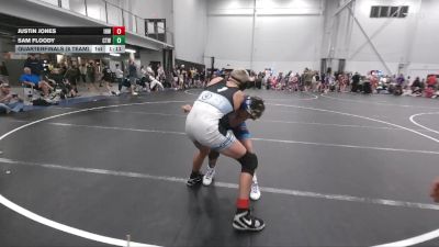106 lbs Quarterfinals (8 Team) - Justin Jones, Iron Horse White vs Sam Floody, CTWHALE