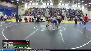 160 lbs Cons. Round 2 - Gage Monzo, Cowboys Wrestling Club vs Teddy Barry, CFWA @ LHP
