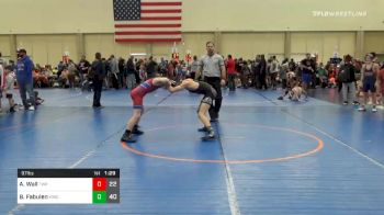 97 lbs Prelims - Ashton Wall, Washington Twp. Minutemen ES vs Ben Fabuien, Middletown WC ES