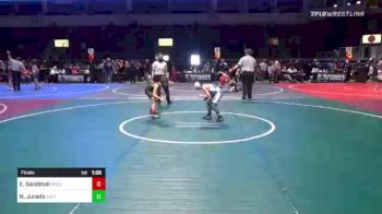 61 lbs Final - Eli Sandoval, Gold Rush vs Noah Jurado, Safford WC