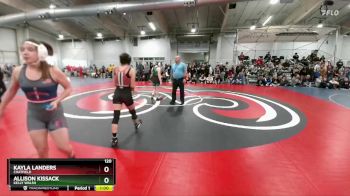 120 lbs Cons. Round 4 - Allison Kissack, Kelly Walsh vs Kayla Landers, Chatfield