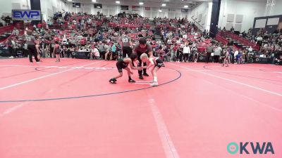 43 lbs Semifinal - Rhett Pitts, Cowboy Wrestling Club vs Zion Allen, Team Of Hard Knox