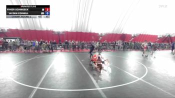 126 lbs Champ. Round 2 - Ryker Schingeck, Aviators Wrestling vs Jayden Cornell, Askren Wrestling Academy