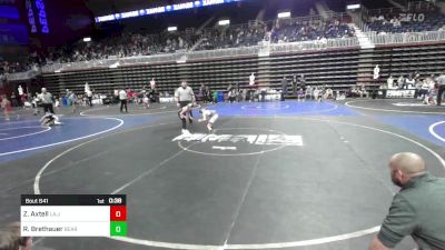 54 lbs Final - Zaiden Axtell, La Junta Wolfpack vs Rowyn Brethauer, Bear Cave