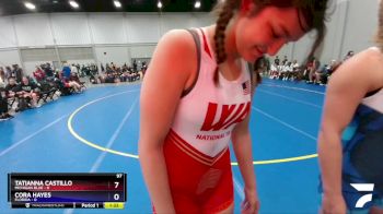 164 lbs Semis & 3rd Wb (16 Team) - Kaylie Baker, Washington vs Ella Pagel, Minnesota Blue