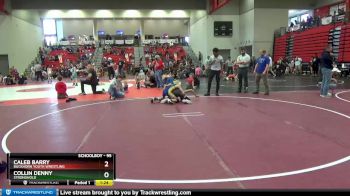 95 lbs Round 4 - Caleb Barry, Buckhorn Youth Wrestling vs Collin Denny, Stronghold