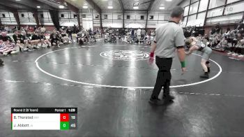 120 lbs Round 2 (8 Team) - Jet Abbott, Juab vs Brandon Thorsted, Bear River