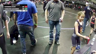 82 lbs Champ. Round 1 - Kami Hazen, Medicine Valley Wrestling Club vs Brinley Dekraker, Norris Wrestling Club - Girls