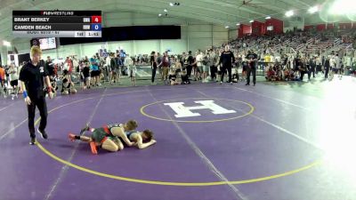 67 lbs Quarters - Brant Berkey, Gladiator Wrestling Academy vs Camden Beach, Ragin Raisins Wrestling