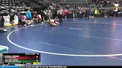 85 lbs Cons. Round 6 - Sydell Sperry, TEAM GRIND HOUSE vs Colter Lenze, Moen Wrestling Academy