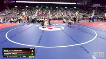 3A-190 lbs Quarterfinal - Morgan Hatch, Lyman vs Marcellas Montoya, Rawlins