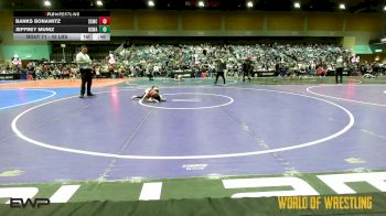 43 lbs Consi Of 4 - Banks Bonawitz, Salem Elite Mat Club vs Jeffrey Muniz, Red Star Wrestling Academy