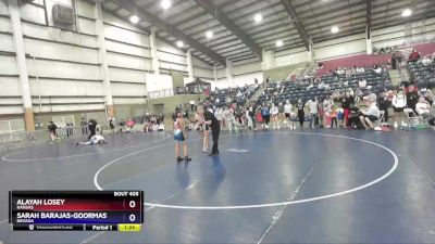 95 lbs Cons. Round 1 - Alayah Losey, Kansas vs Sarah Barajas-Goormastic, Nevada