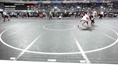 133 lbs Consi Of 8 #2 - Drew Corbin, Collierville High School vs Bryce Glaze, Red Cobra
