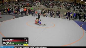 77 lbs Champ. Round 2 - Sheldon Price, Silverton Mat Club vs Able Archy, Hidden Valley Mat Club