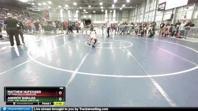 67 lbs Quarterfinal - Matthew Hufstader, Tri-Town Bullyz Wrestling vs Andrew Barajas, Scrap Yard Garage Wrestling