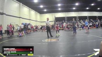 64 lbs Round 1 - Dayton Adams, Mat Psycho vs Kasen Cargo, Minion Training Center