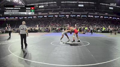 D1-157 lbs Cons. Round 2 - Stephen Lezotte, Athens HS (Troy) vs Jacob Kennedy, John Glenn HS (Westland)