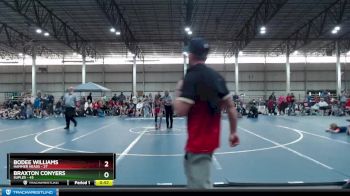 87 lbs Semis & 1st Wrestleback (8 Team) - Bodee Williams, Hammer Heads vs Braxton Conyers, Suples