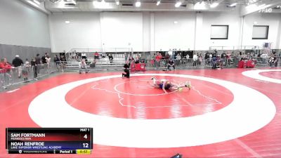 108 lbs Cons. Semi - Sam Fortmann, Muskego/AWA vs Noah Renfroe, Lake Superior Wrestling Academy