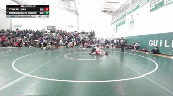 144 lbs Quarterfinal - Ryan Sullivan, Berlin vs Moises Morales-Orozco, Branford