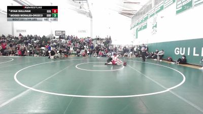 144 lbs Quarterfinal - Ryan Sullivan, Berlin vs Moises Morales-Orozco, Branford
